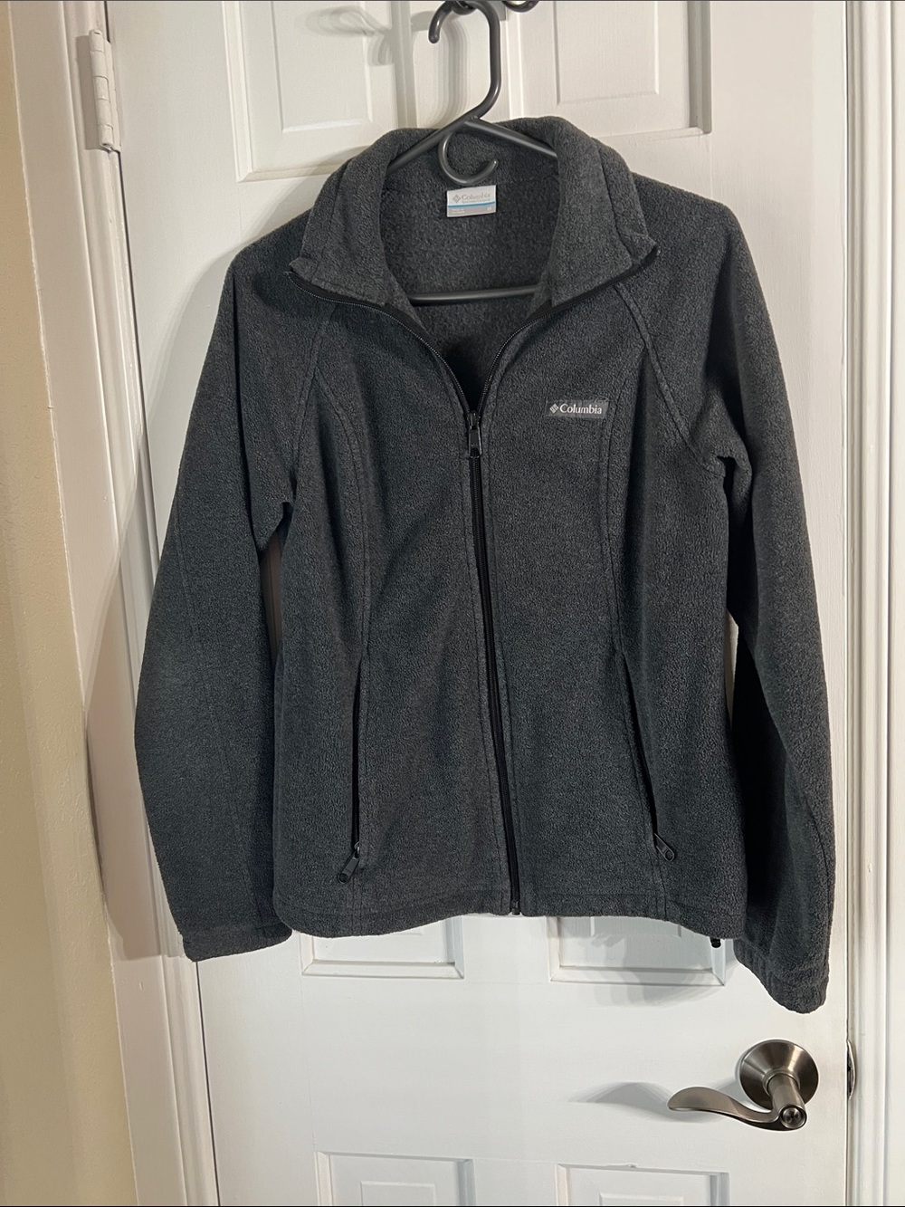 Columbia Women's Dark Gray Full-Zip Fleece Jacket